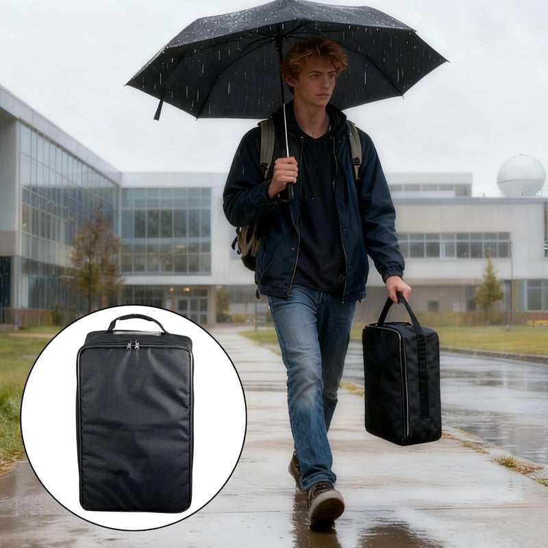BEMAXYE حقيبة حمل المجهر مع جيوب أمامية 9" طول × 7" عرض × 14" ارتفاع - عالمية، قابلة للطي، مقاومة للماء وخفيفة الوزن - Image 5